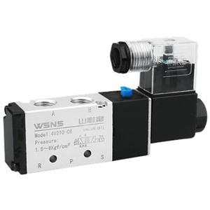 山耐斯電磁控制閥4V210-08 4V310-10二位五通氣缸換向閥氣動(dòng)閥24V